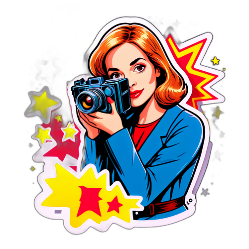 Autocollant d'Isabelle Carré