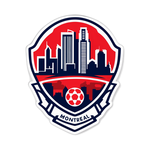 Icono de la ciudad, representación de un partido entre Montréal y Chicago Fire
