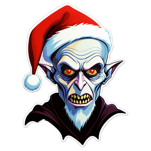 Nosferatu na may Santa Hat