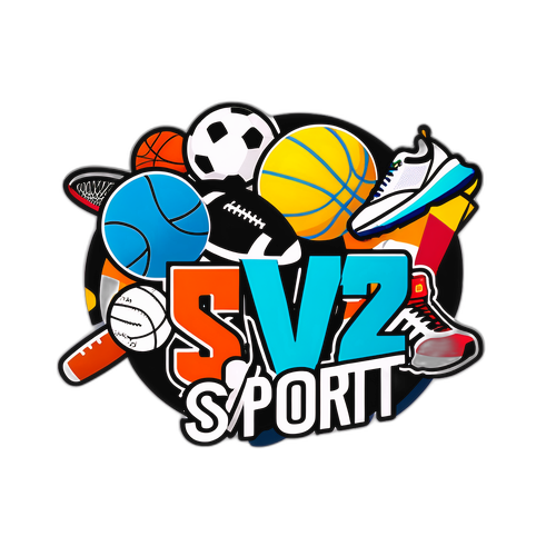 Moderne TV2 Sport Design med Sportsudstyr