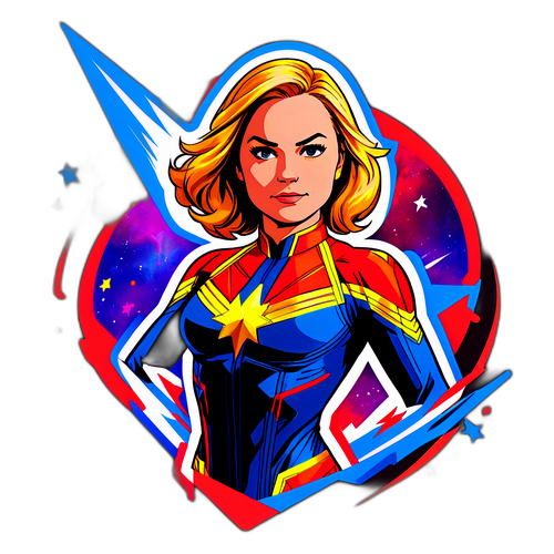 Capitaine Marvel - Silhouette Iconique