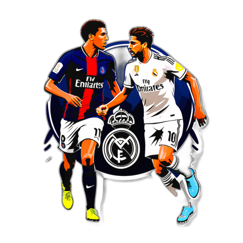 Intenzivní střet PSG a Real Madrid