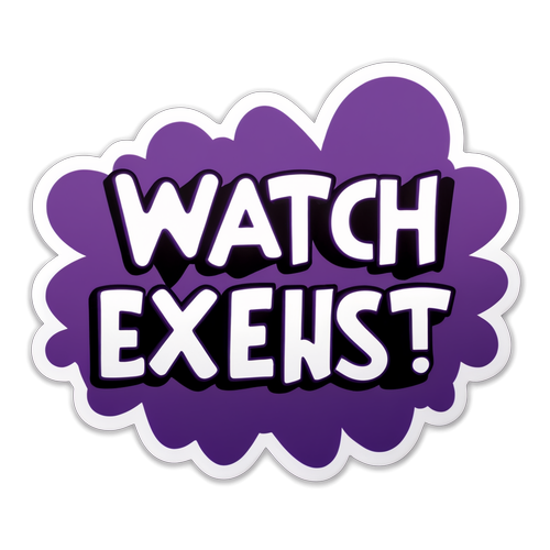 Смішний наліпка для фанатів, які дивляться стріми на Twitch