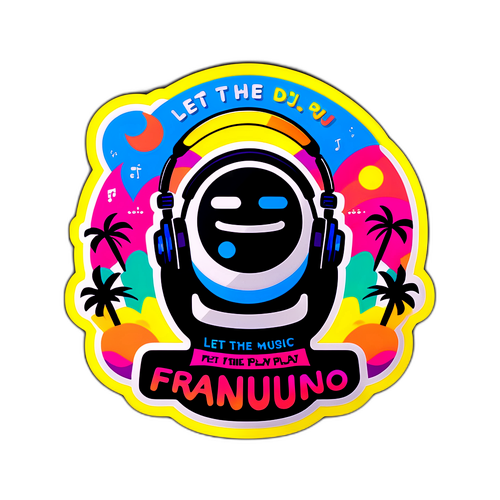 Illustration af Franculino Djú på musikfestival