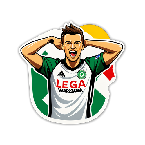 Zestaw naklejek: Legia Warszawa vs Stal Mielec