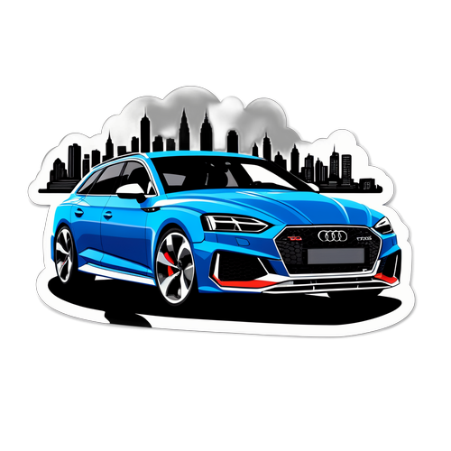 En sleek och stilren design av Audi RS5 Avant