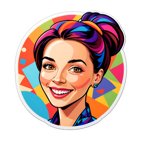 Pohled na Terezu Novou s šťastným výrazem