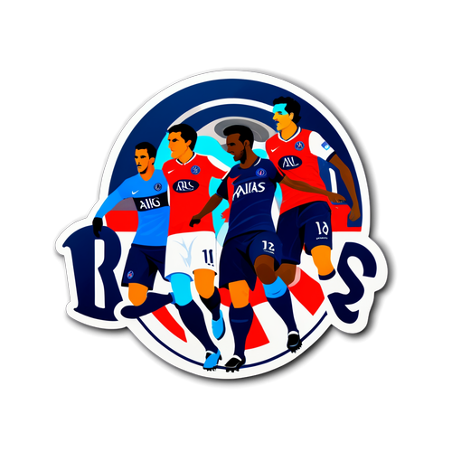 Stiker Dinamik Pertandingan PSG vs Reims