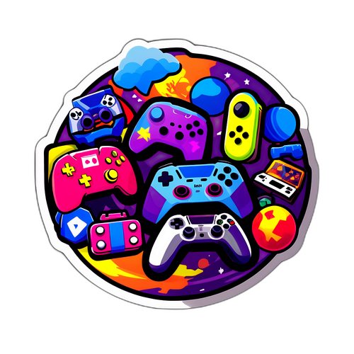 Sticker van de Gaming Universiteit van Epic Games