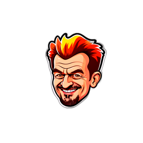 Kreatywna karykatura Krzysztofa Ibisza