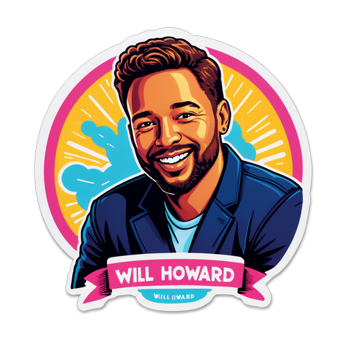 Empowering Will Howard Motivational Sticker