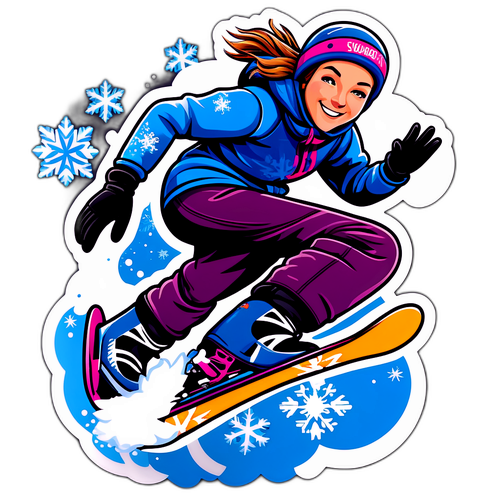 Emocjonująca jazda na snowboardzie podczas Zimowych Igrzysk Olimpijskich