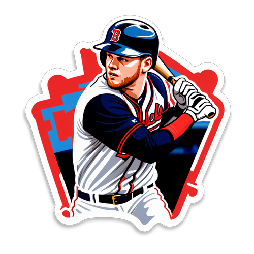 Freddie Freeman Batting Sticker