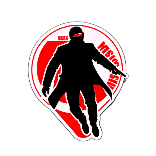 Spannende sticker met spion