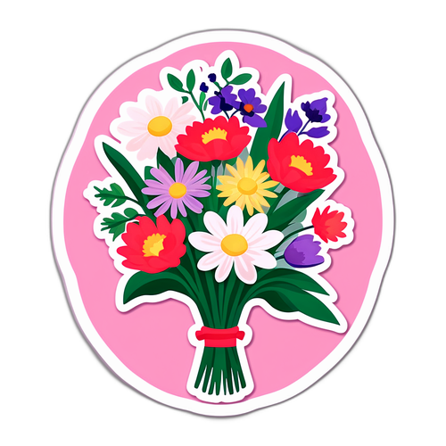 Bouquet matrica brit eleganciával
