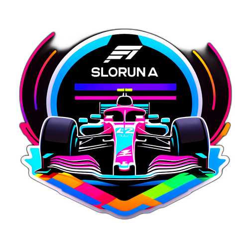 F1 Standings Grafik med Neon Effekter