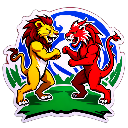 Stiker Laga Singa dan Naga: Leicester City vs. Wrexham