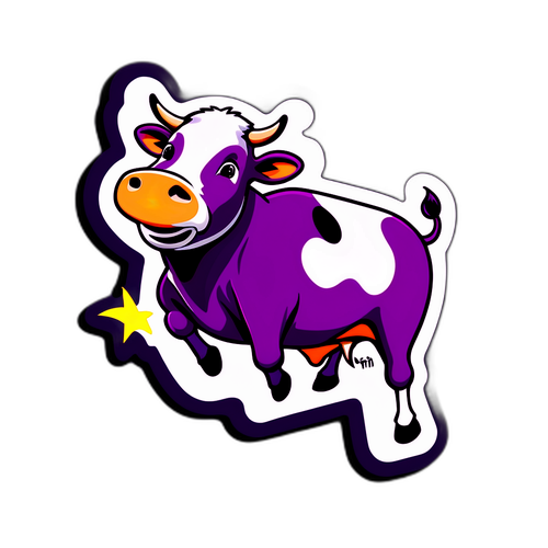 Milka csokoládé ikonikus tehene