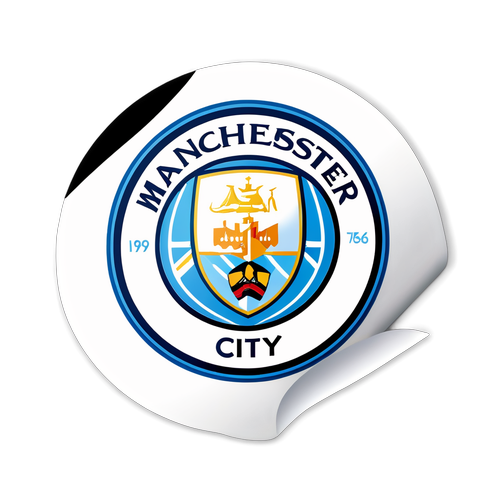 Entuziasmul Fanilor: Stickerul Mingea Manchester City