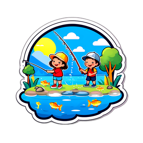 水庫釣魚的快樂時光