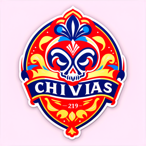 Stylizowane naklejki Chivas łączące tradycyjne i nowoczesne elementy