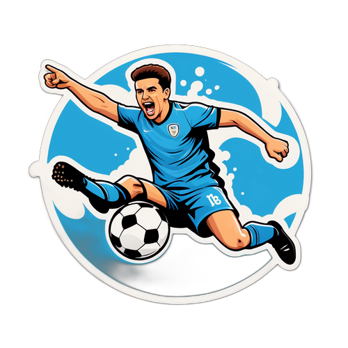 Sticker thể hiện niềm đam mê của B52 trong bóng đá