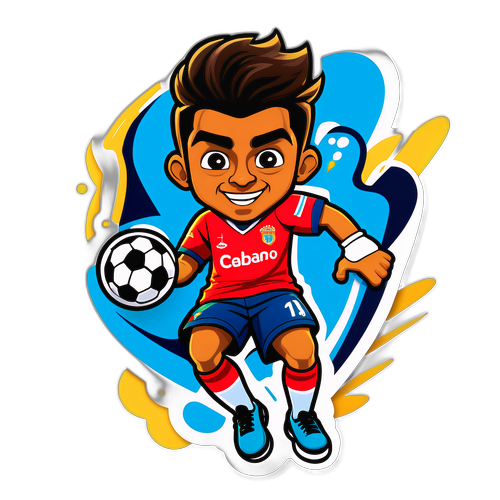 Adesivo Estilizado de Futebol