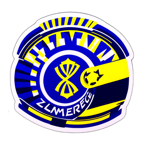 Foci matrica Dinamo Zagreb és Fenerbahce logóval