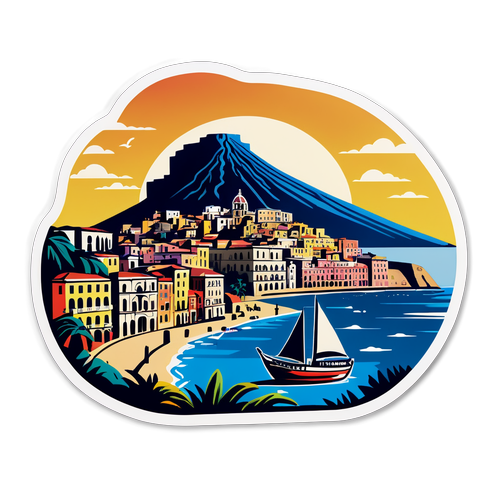 Sticker Artistic pentru Napoli