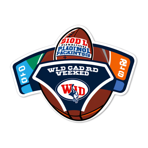 Wild Card Weekend Sticker