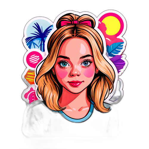 Sticker Stylish Sydney Sweeney