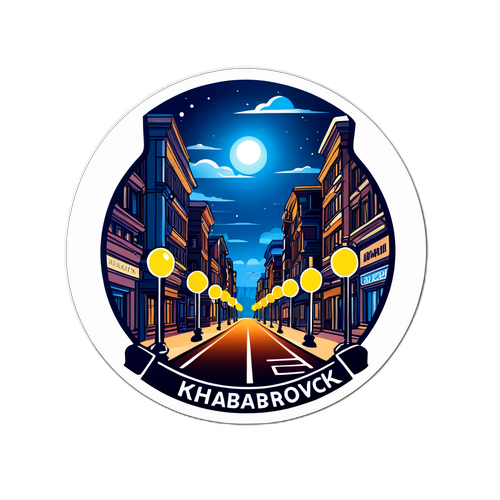 Ночная атмосфера Хабаровска