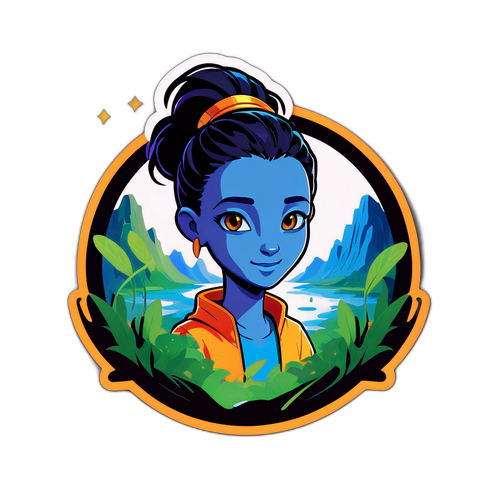 Avatar-achtige wereld met magische wezens