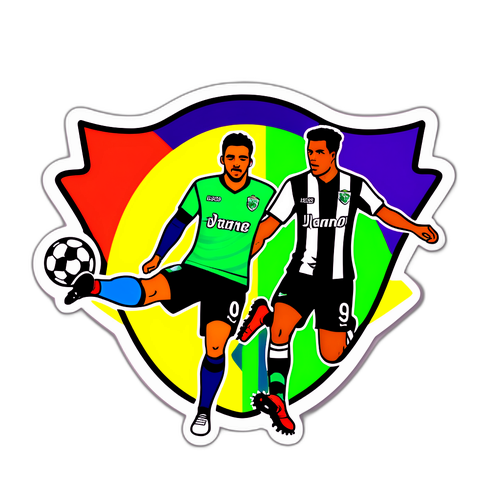 Paranaense vs Santos Futbol Maçı Sticker