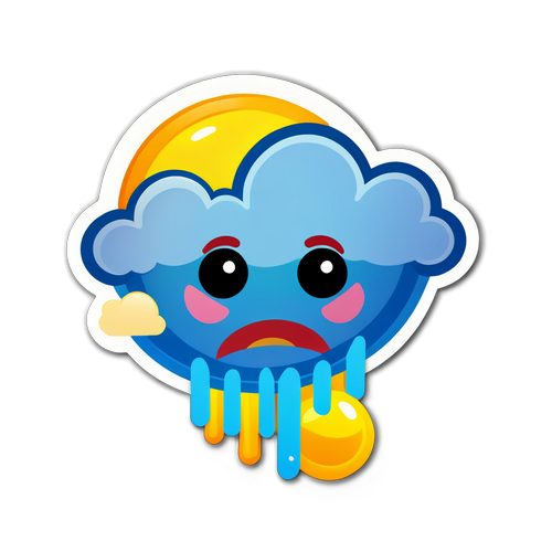 Wettervorhersage Emoticon Sticker
