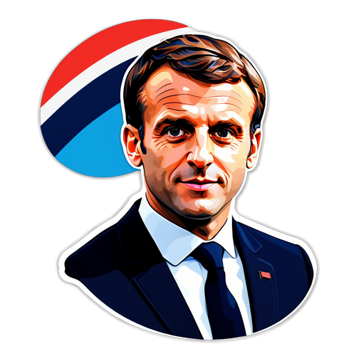 Révélation Choc : Le Portrait Stylisé de Macron qui Va Vous Éblouir !