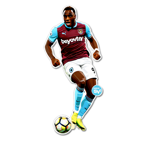 Michail Antonio in Action - West Ham Colors