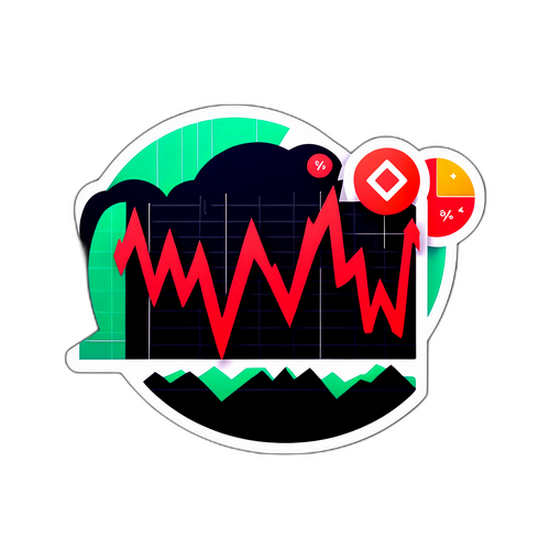 สติกเกอร์กราฟ Dow Jones