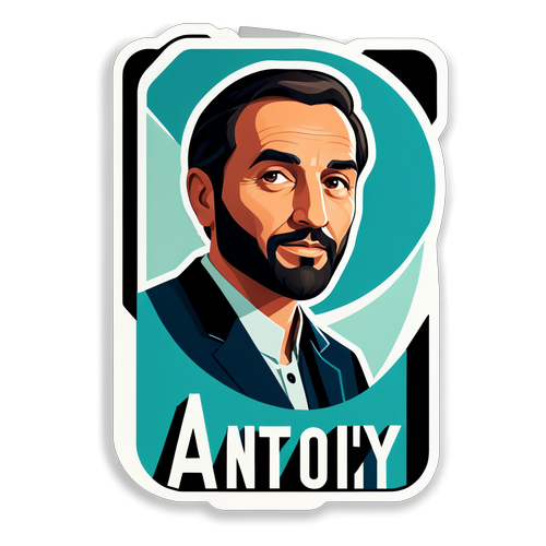Sticker Moderno di Antony