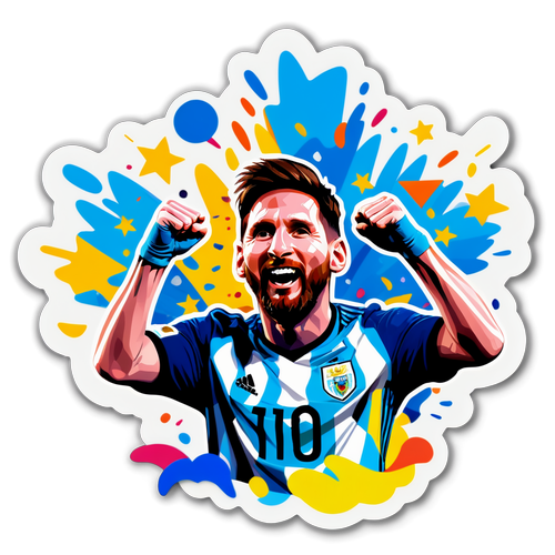 Messi's Epic Copa America Celebration: A Colorful Tribute to Glory! 