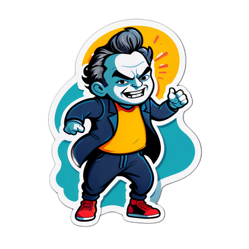 Actieve Booder Sticker