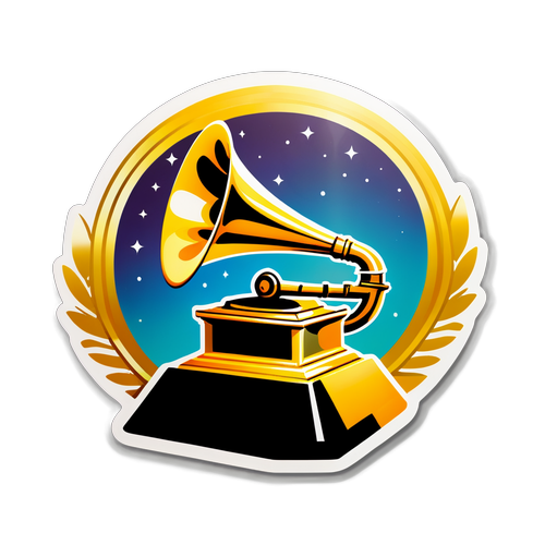 Sticker Celebrando o Grammy 2025