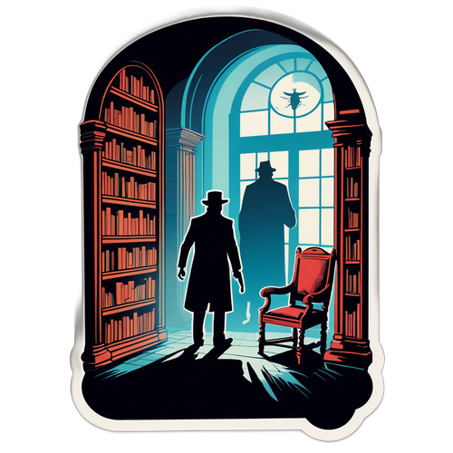 En mystisk skygge i biblioteket