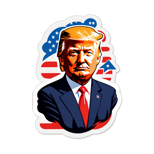 Shocking Sticker: Donald Trumpin Vaikuttava Symboliikkataide, Jota Et Voi Ohittaa!