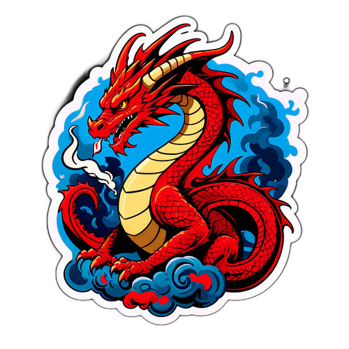 Dragon Roșu Fumând