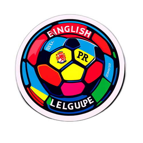 Biểu tượng bóng đá vui nhộn với cụm từ 'Ngoại Hạng Anh'