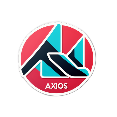 Design minimaliste avec le logo Axios