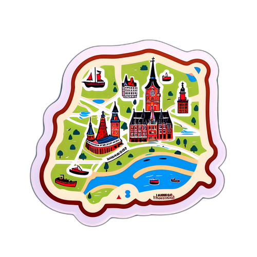 Mapa skarbów Hamburg