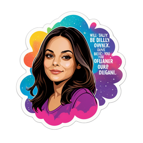 Mila Kunis álmodozó pillanatban