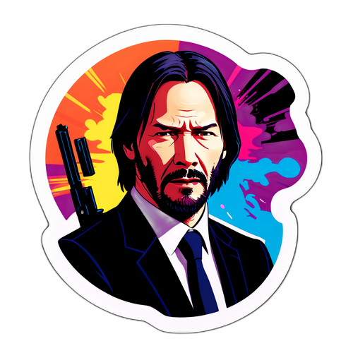 Αυτοκόλλητο με θέμα τον John Wick